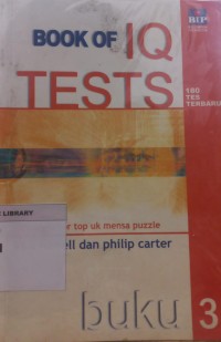 Image of Book IQ Test; Buku 3