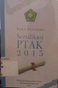 Buku Pedoman Sertifikasi PTAK 2015