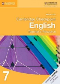 Image of Cambridge Checkpoint English; Coursebook