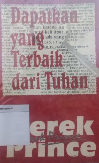 Image of Dapatkan yang Terbaik dari Tuhan