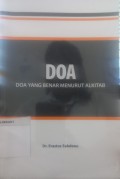 Doa : Doa Yang Benar Menurut Alkitab