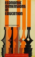 Economic Dimensions in Education