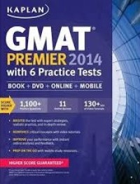 Image of GMAT Premier 2014 with 6 Practice Test