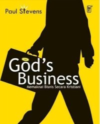 Image of God's Business; Memaknai Bisnis Secara Kristiani