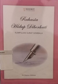 Image of Kumpulan Surat Gembala; Rahasia Hidup Diberkati