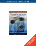 Managerial Economics; Applications, Strategy, and Tactics
