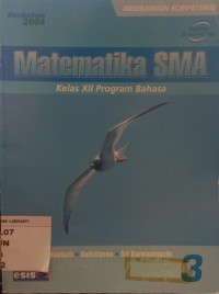 Image of Matematika SMA Kelas XII Program Bahasa