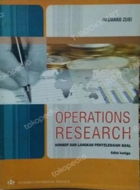 Image of Operations Research; Konsep dan langkah penyelesaian soal