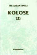 Pelajaran Kolose (2)