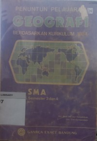 Image of Penuntun Pelajaran Geografi Berdasarkan Kurikulum 1984