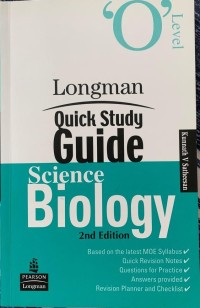 Image of Quick Study Guide Science Biology