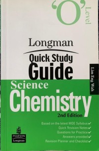 Image of Quick Study Guide Science Chemistry