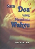 Satu Doa yang meminta Wahyu