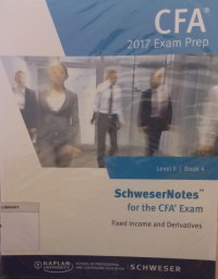 Image of SchweserNotes for The CFA Exam Level II Book 4