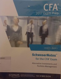 Image of SchweserNotes for The CFA Exam Level II Book 5