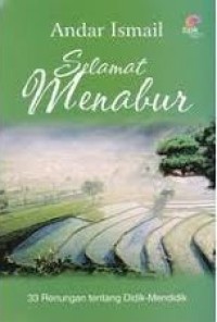 Image of Selamat Menabur; 33 Renungan tentang Didik-Mendidik