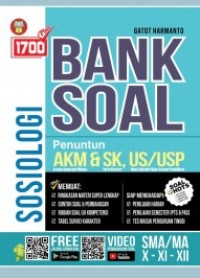 Image of Sosiologi Bank Soal Penuntun AKM & SK, US/USP SMA/MA X-XI-XII