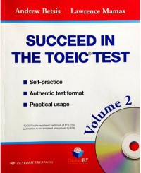 Image of Succeed In The Toeic Test, Volume 2