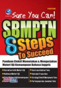 Image of Sure you can SBMPTN 8 Steps to Succeed