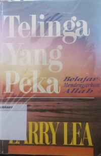 Image of Telinga Yang Peka; Belajar Mendengar Allah